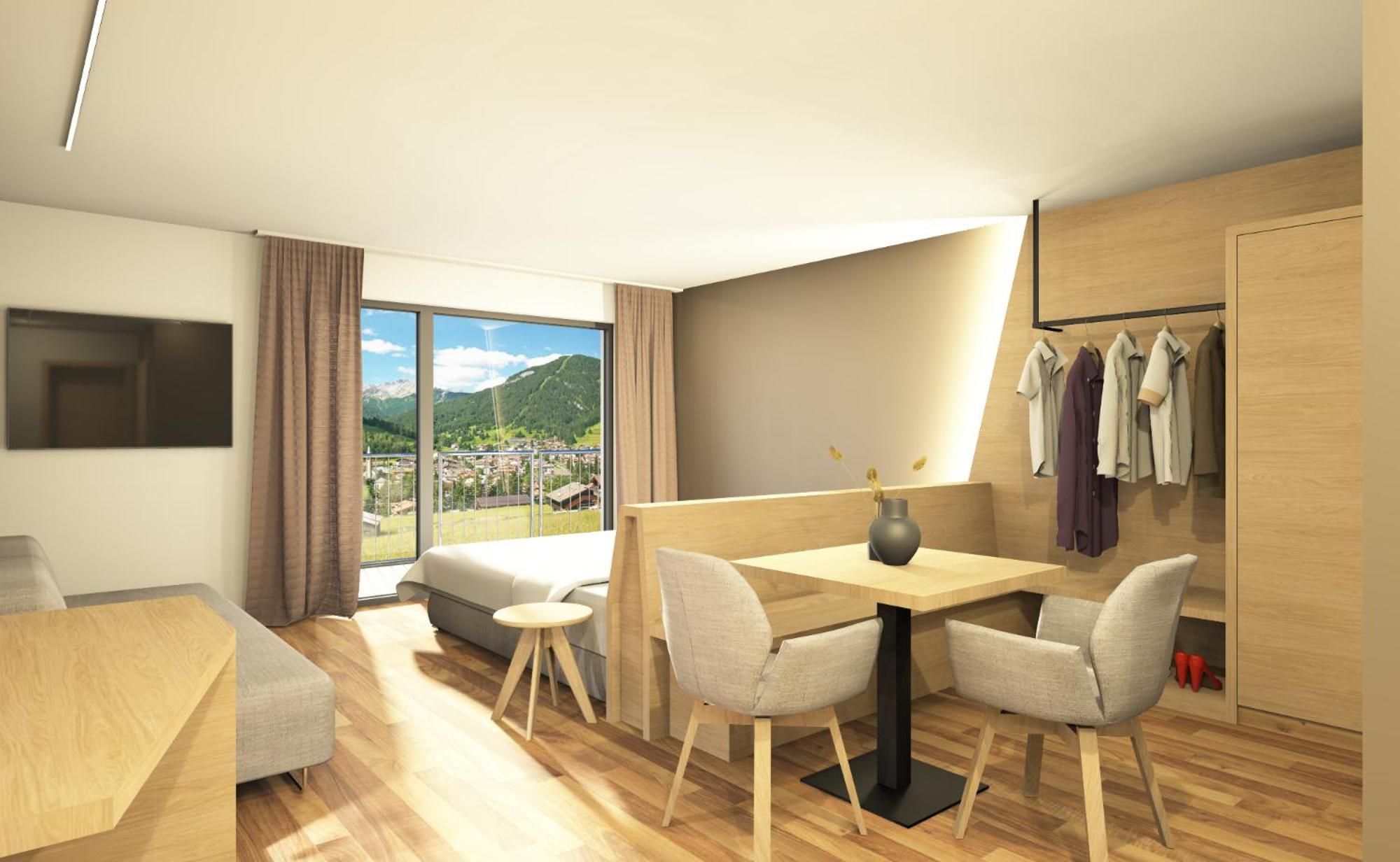Hotel Ladinia Dolomites View Pozza di Fassa Kültér fotó